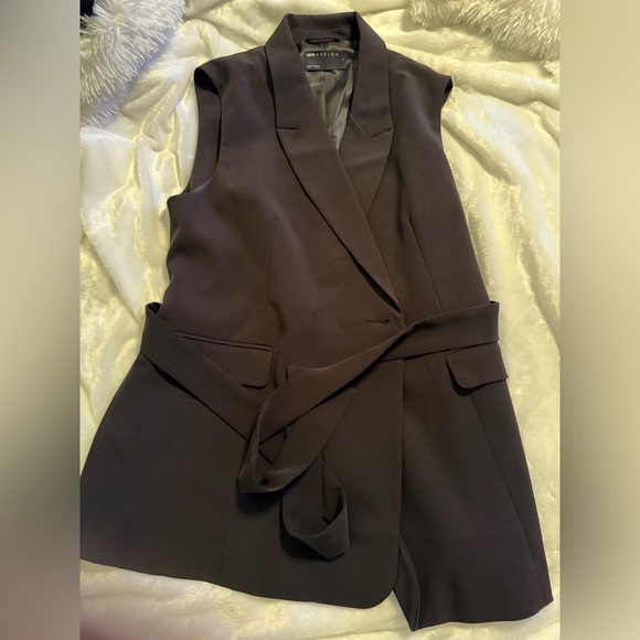 ASOS Black Sleeveless Blazer - Picture 5 of 14